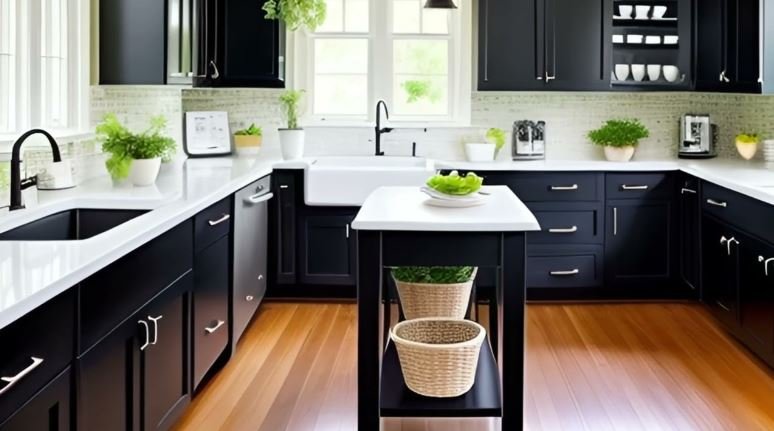 Modern Black Cabinets